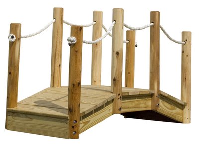 Rustic Rope Bridge